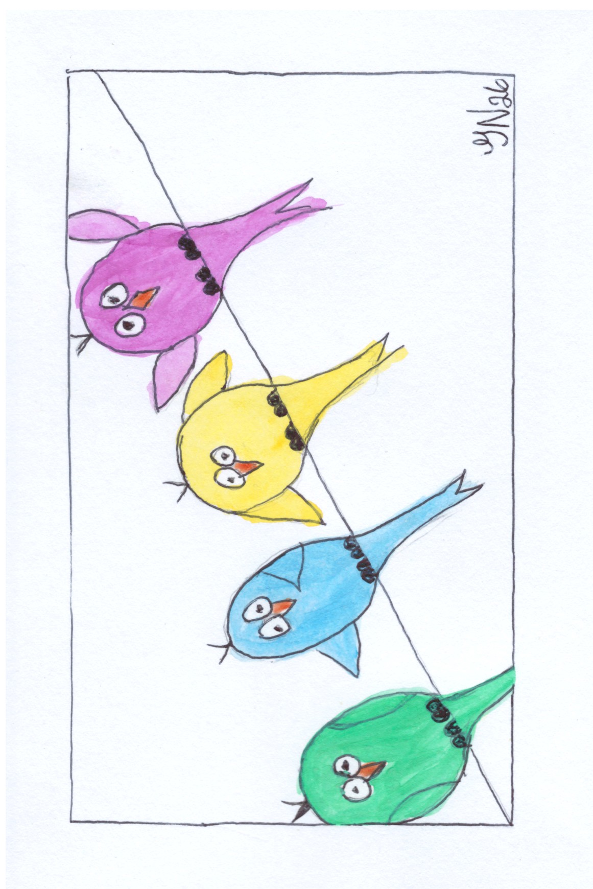 Whimsical Birds 6
